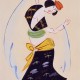 小川千甕 《西洋風俗新大津絵  ダンスの女》 1915年