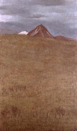 田村一男 《冬の丘》1988年