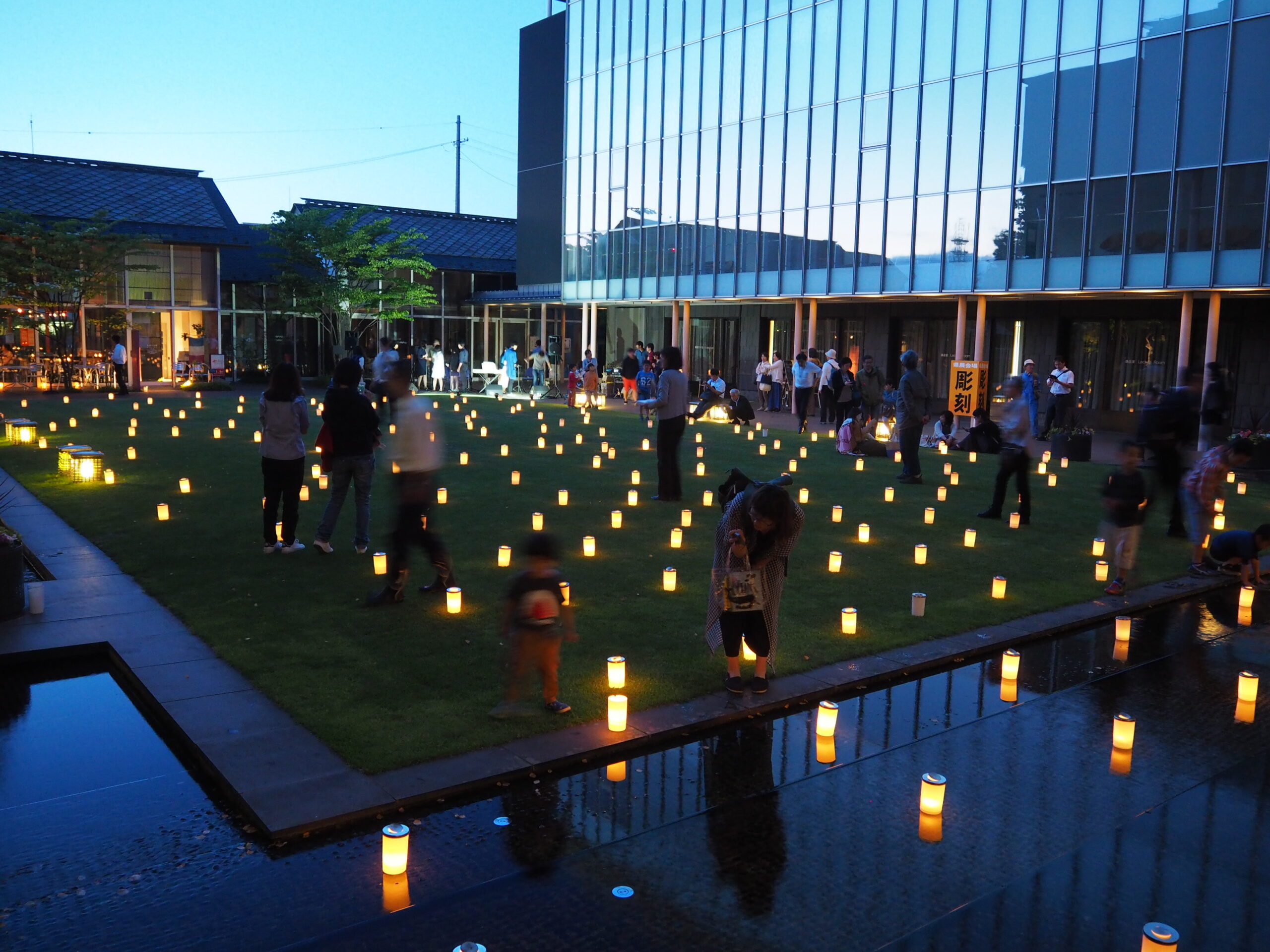 美術館のキャンドル・ナイト in MATSUMOTO